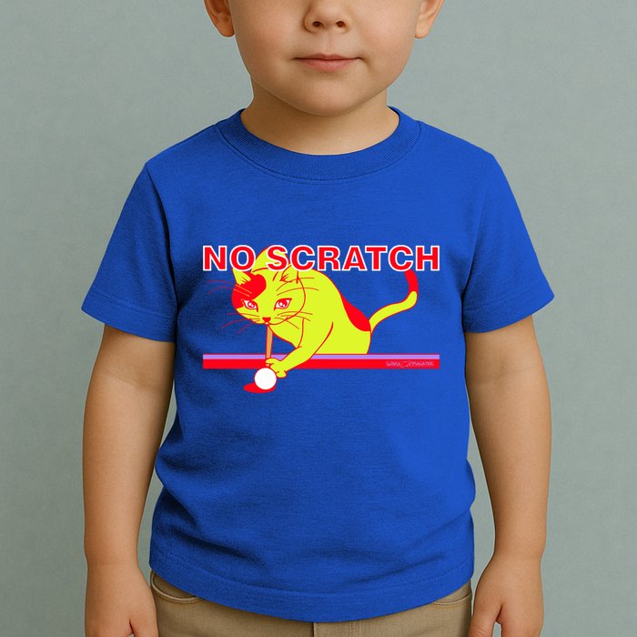 No Scratch Billiards Cat Pool Table Meaningful Gift Toddler T-Shirt
