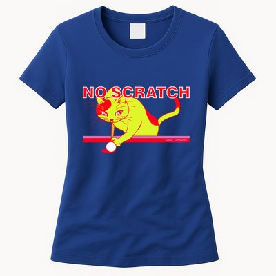 No Scratch Billiards Cat Pool Table Meaningful Gift Womens T-Shirt