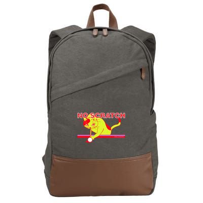 No Scratch Billiards Cat Pool Table Meaningful Gift Cotton Canvas Backpack