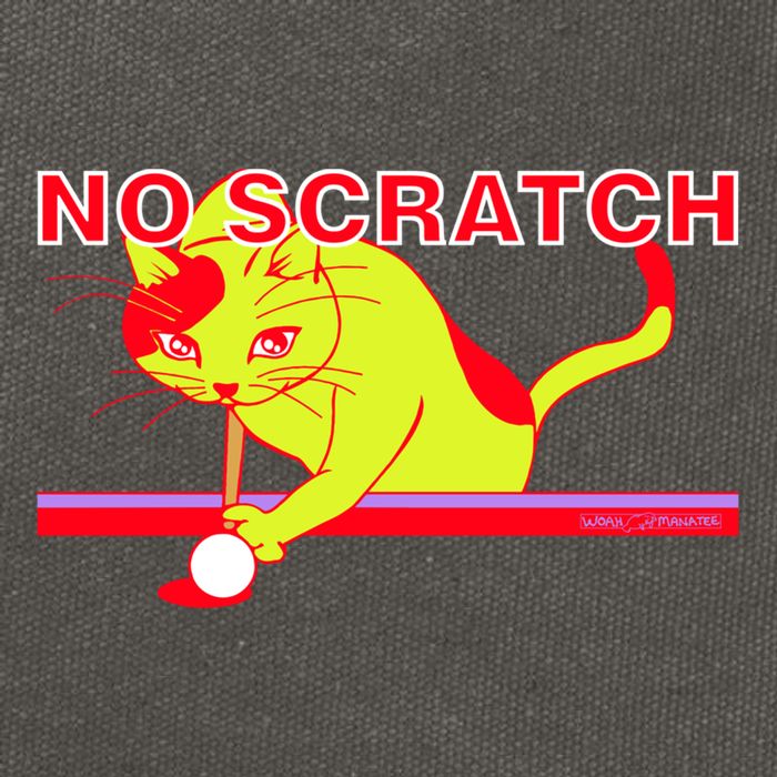 No Scratch Billiards Cat Pool Table Meaningful Gift Cotton Canvas Backpack