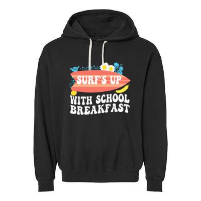 National School Breakfast Week Surfs Up Garment-Dyed Fleece Hoodie