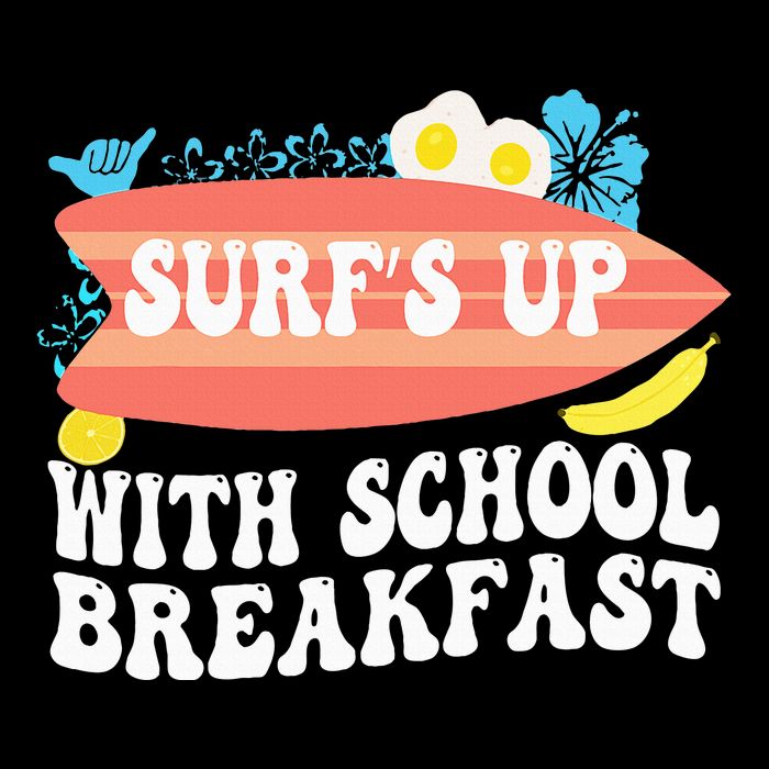 National School Breakfast Week Surfs Up City Backpack
