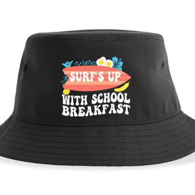 National School Breakfast Week Surfs Up Sustainable Bucket Hat