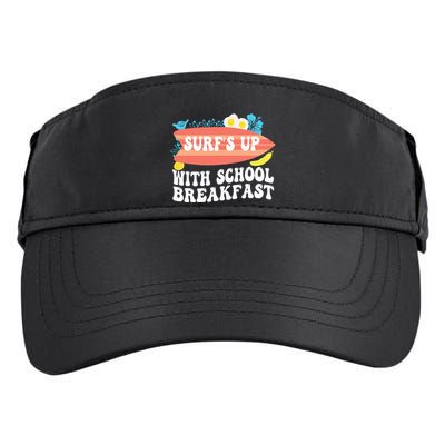 National School Breakfast Week Surfs Up Adult Drive Performance Visor