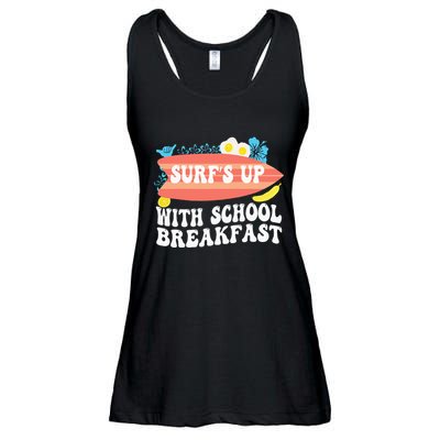 National School Breakfast Week Surfs Up Ladies Essential Flowy Tank