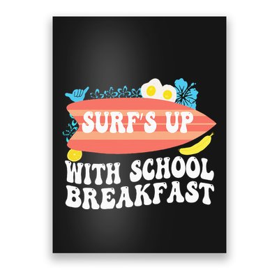 National School Breakfast Week Surfs Up Poster