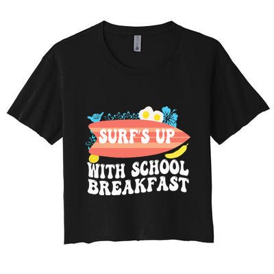 National School Breakfast Week Surfs Up Crop Top
