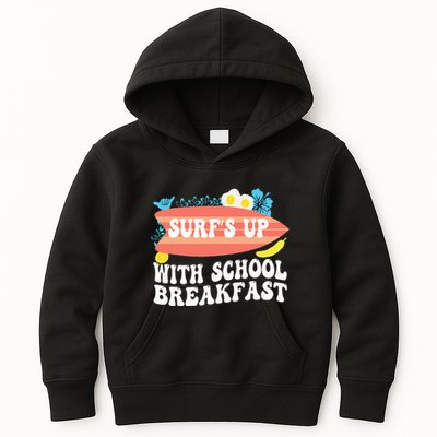 National School Breakfast Week Surfs Up Kids Hoodie