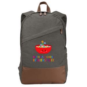 National School Breakfast Week Cotton Canvas Backpack