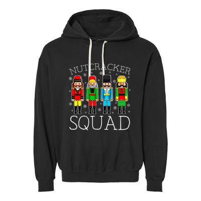 Nutcracker Squad Ballet Matching Family Christmas Wo Girl Garment-Dyed Fleece Hoodie