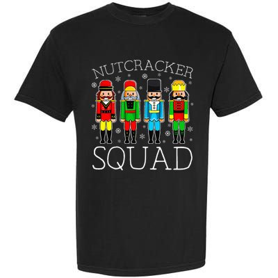 Nutcracker Squad Ballet Matching Family Christmas Wo Girl Garment-Dyed Heavyweight T-Shirt