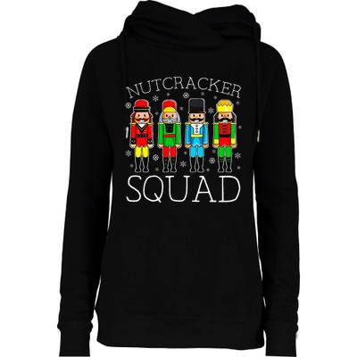 Nutcracker Squad Ballet Matching Family Christmas Wo Girl Womens Funnel Neck Pullover Hood