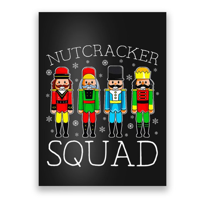 Nutcracker Squad Ballet Matching Family Christmas Wo Girl Poster