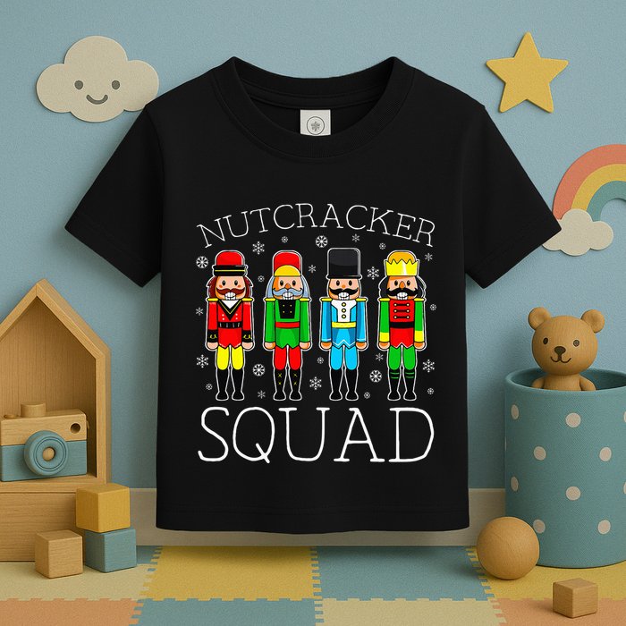 Nutcracker Squad Ballet Matching Family Christmas Wo Girl Toddler T-Shirt