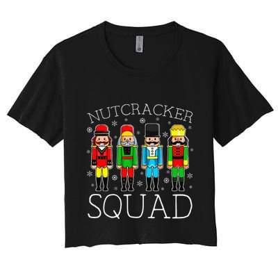 Nutcracker Squad Ballet Matching Family Christmas Wo Girl Crop Top