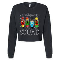Nutcracker Squad Ballet Matching Family Christmas Wo Girl Cropped Pullover Crew