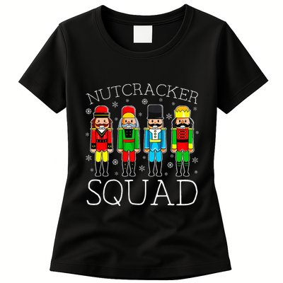 Nutcracker Squad Ballet Matching Family Christmas Wo Girl Womens T-Shirt