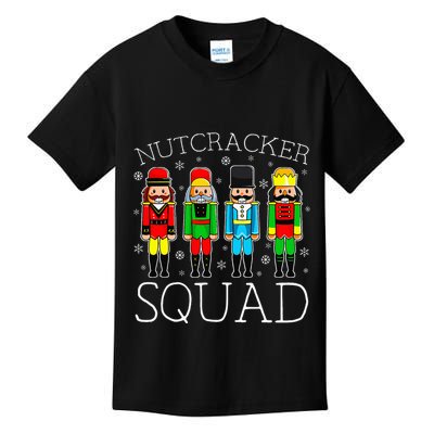 Nutcracker Squad Ballet Matching Family Christmas Wo Girl Kids T-Shirt