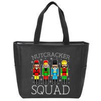 Nutcracker Squad Ballet Matching Family Christmas Wo Girl Zip Tote Bag