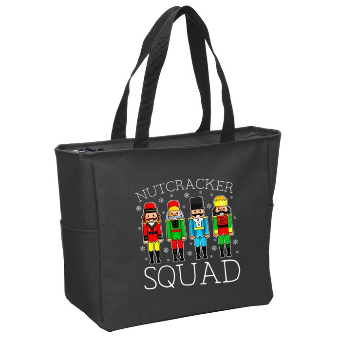 Nutcracker Squad Ballet Matching Family Christmas Wo Girl Zip Tote Bag
