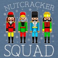 Nutcracker Squad Ballet Matching Family Christmas Wo Girl Garment-Dyed Sweatshirt