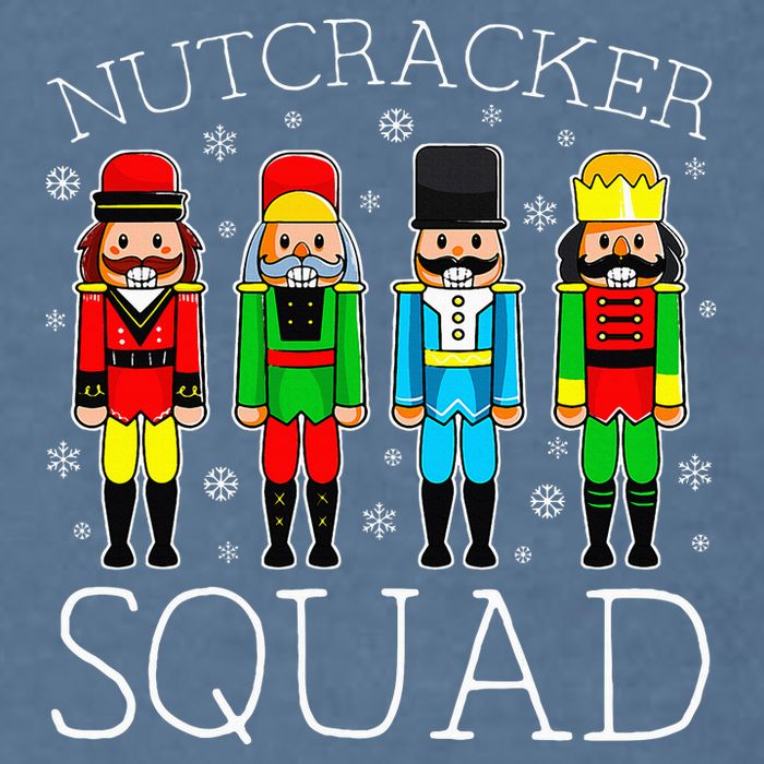 Nutcracker Squad Ballet Matching Family Christmas Wo Girl Garment-Dyed Sweatshirt