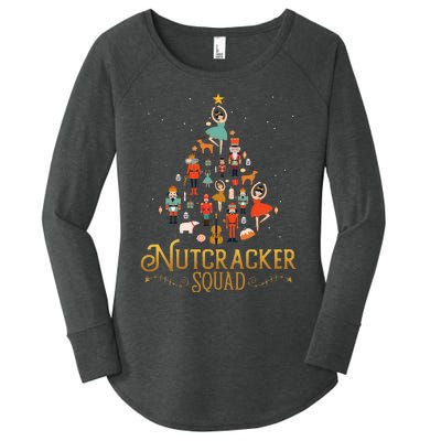 Nutcracker Squad Ballet Dance Lovely Christmas Women's Perfect Tri Tunic Long Sleeve Shirt