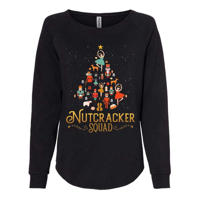 Nutcracker Squad Ballet Dance Lovely Christmas Womens California Wash Sweatshirt