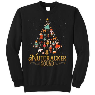 Nutcracker Squad Ballet Dance Lovely Christmas Tall Sweatshirt