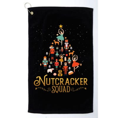 Nutcracker Squad Ballet Dance Lovely Christmas Platinum Collection Golf Towel