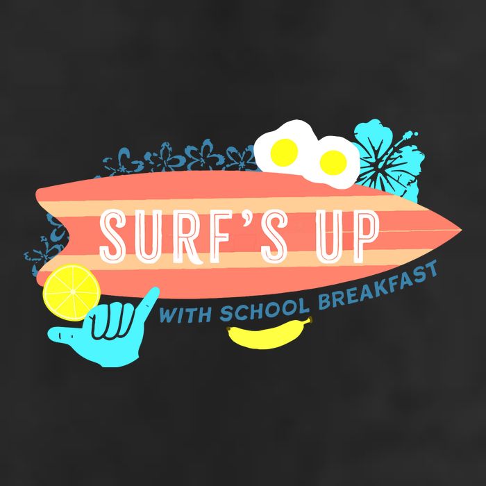 National School Breakfast Week Shirts Surfs Up Cool Comfort Performance Bucket Hat