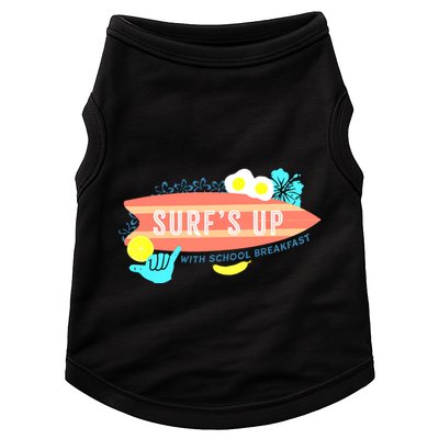 National School Breakfast Week Shirts Surfs Up Doggie Tank