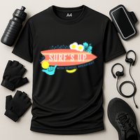National School Breakfast Week Shirts Surfs Up Cooling Performance Crew T-Shirt