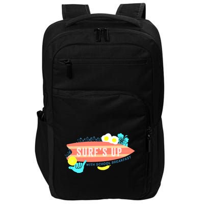 National School Breakfast Week Shirts Surfs Up Impact Tech Backpack