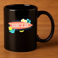 National School Breakfast Week Shirts Surfs Up 11oz C Handle Ceramic Mug