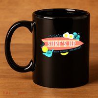 National School Breakfast Week Shirts Surfs Up 11oz C Handle Ceramic Mug