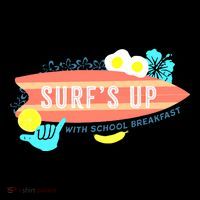 National School Breakfast Week Shirts Surfs Up Flatbill Hat