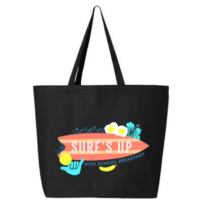 National School Breakfast Week Shirts Surfs Up 25L Jumbo Tote