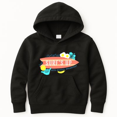 National School Breakfast Week Shirts Surfs Up Kids Hoodie