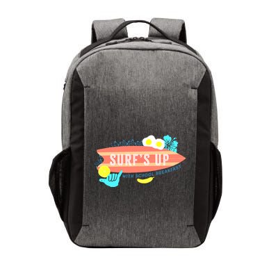 National School Breakfast Week Shirts Surfs Up Vector Backpack