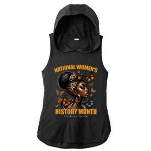 National S Black History Month 2024 Junenth 1865 Meaningful Gift Ladies PosiCharge Tri-Blend Wicking Draft Hoodie Tank