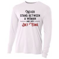 Never Stand Between A Woman And Her Diet C.O.K.E Cooling Performance Long Sleeve Crew