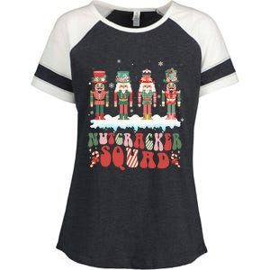 Nutcracker Squad Ballet Dance Matching Family Christmas Funny Gift Enza Ladies Jersey Colorblock Tee