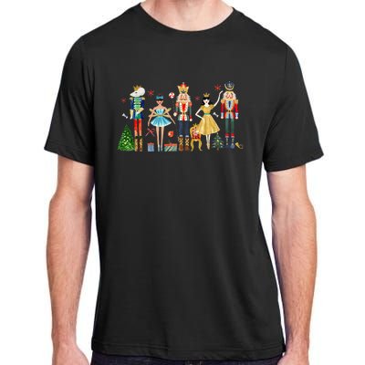 Nutcracker Squad Ballet Dance Christmas Matching Family Xmas Adult ChromaSoft Performance T-Shirt