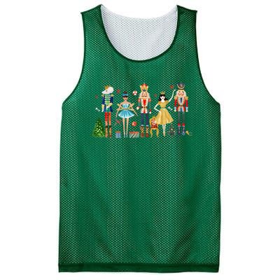 Nutcracker Squad Ballet Dance Christmas Matching Family Xmas Mesh Reversible Basketball Jersey Tank