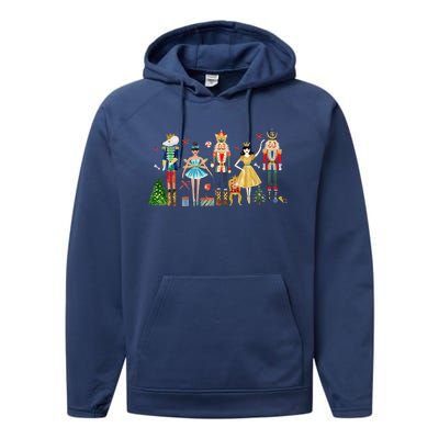 Nutcracker Squad Ballet Dance Christmas Matching Family Xmas Performance Fleece Hoodie