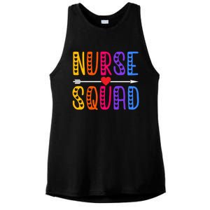 Nurse Squad Cute Funny Nursing Meaningful Gift Ladies PosiCharge Tri-Blend Wicking Tank