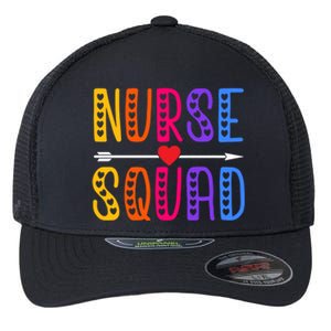 Nurse Squad Cute Funny Nursing Meaningful Gift Flexfit Unipanel Trucker Cap