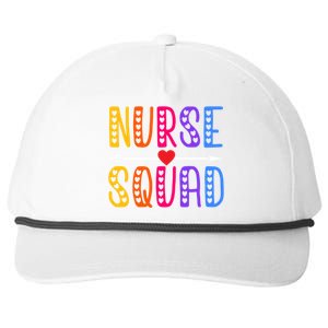 Nurse Squad Cute Funny Nursing Meaningful Gift Snapback Five-Panel Rope Hat