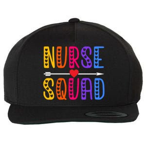 Nurse Squad Cute Funny Nursing Meaningful Gift Wool Snapback Cap